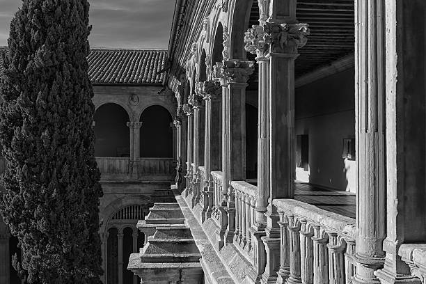 Cloister in the Convent of San Esteban in Salamanca. Spain.
