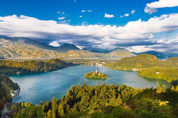 istock Lake Bled in Julian Alps, Slovenia. 505255481