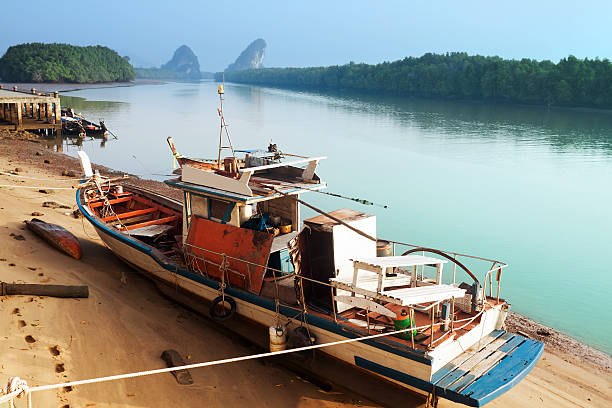 istock vessel aground (Kanaab Nam Cliff), Krabi Town, Thailand 505265368