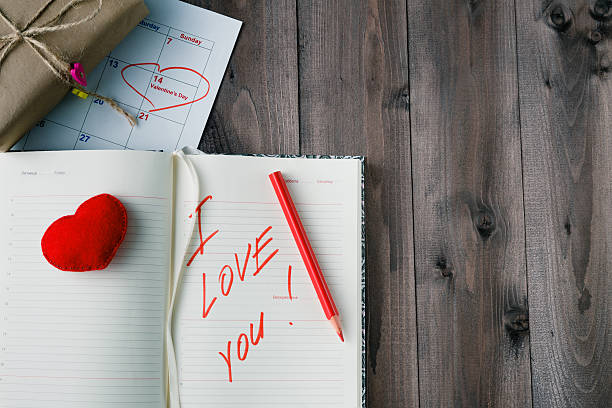 istock Love message on grunge wooden table. 505265502