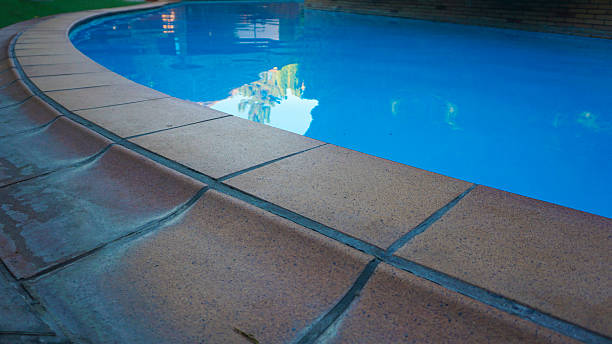 istock Macro from pool corner in an hotel on summer 505265766