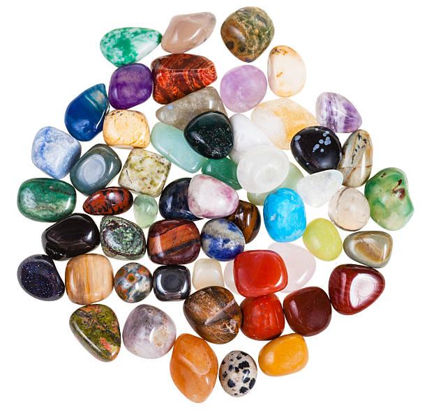 istock top view of various gemstones on white background 505266664