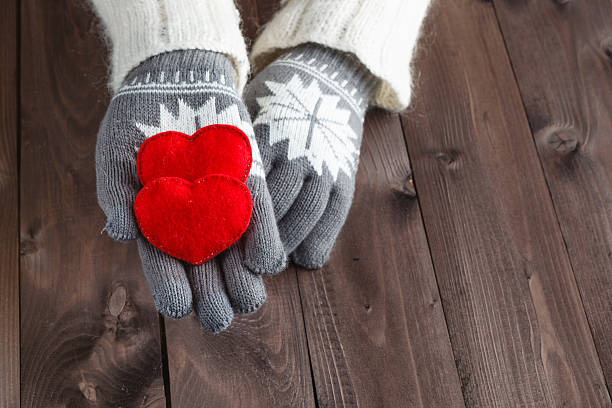 istock Woman give red heart 505267008