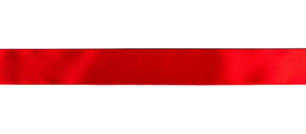 Red ribbon Red ribbon isolated over white background satin photos stock pictures, royalty-free photos & images