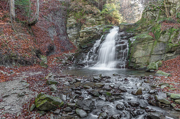 istock Waterfall Wielki in Obidza, Polish Carpathian Mountains 505274212