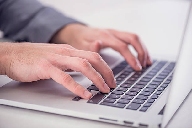 istock Businessman working on laptop in office 505274666