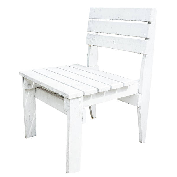 istock white chair isolated on white background 505280667