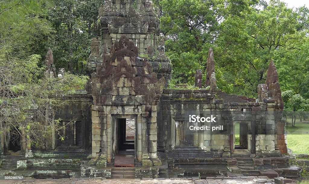 Angkor Thom capital city of the Khmer empire in Cambodia named Angkor Thom Ancient Stock Photo