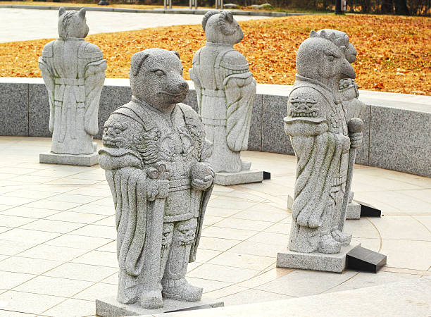 istock Ancient statues in South Korea 505280973