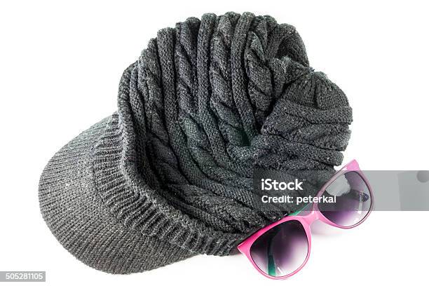 Black Knitting Wool Hats Stock Photo - Download Image Now - Blue, Cap - Hat, Clothing