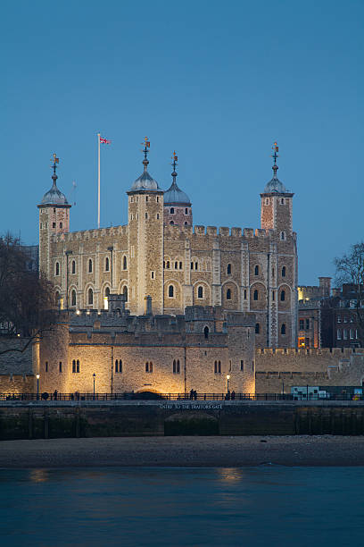 istock Tower of London at night, England, UK 505283467