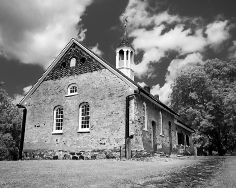 A Moravian church built in 1788.
