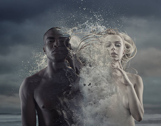 man and women relationship black men with blonde hair stock pictures, royalty-free photos & images