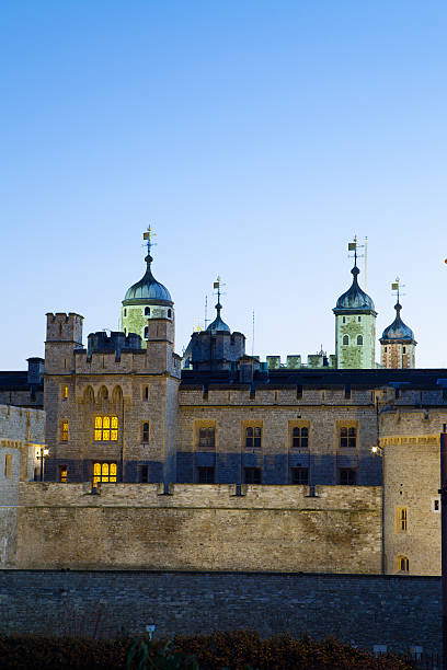 istock Tower of London at night, England, UK 505285049