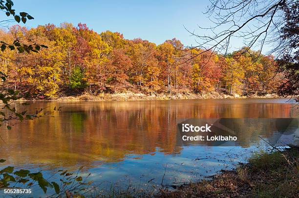 Herbst See Reflektionen Stockfoto und mehr Bilder von Eiche - Eiche, Indiana, See