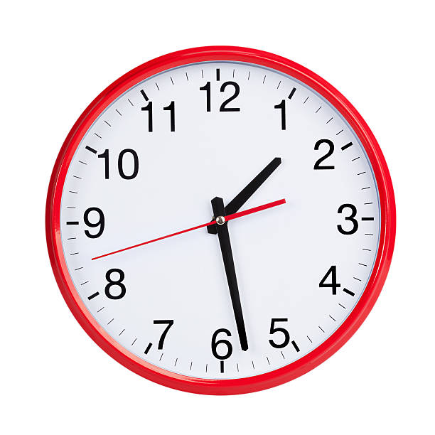 istock Half of the second round on a clock face 505285899