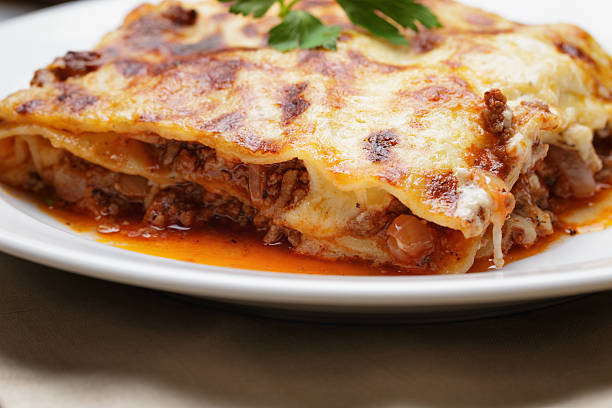 istock hot freshly made home lasagna 505285951