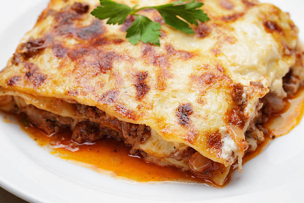 istock hot freshly made home lasagna 505285953