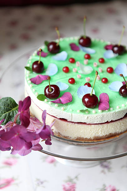 Cherry cheesecake