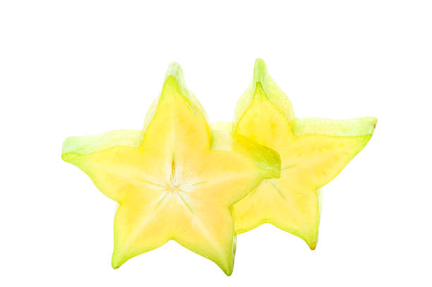 istock Star fruits Clipping Path on white 505288119