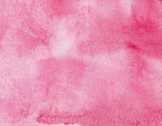istock Mottled pink hand painted background with texture 505289124