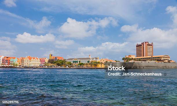 View From The Sea On Willemstad Curacao Stock Photo - Download Image Now - Amsterdam, Curaçao, West - Direction