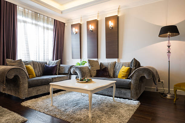 istock Interior of a bright living room 505292110