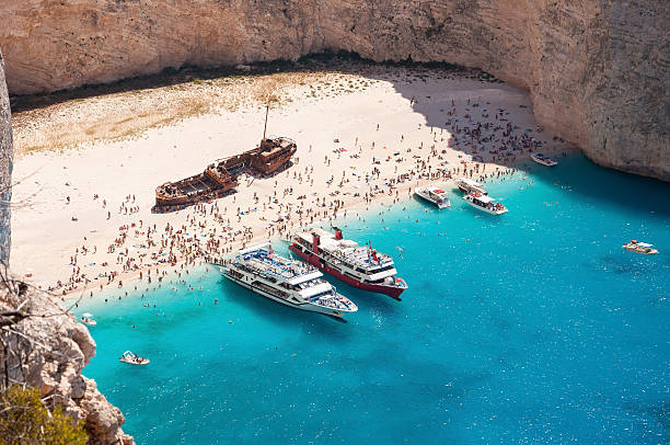 istock View of crowded Navagio Beach on Zakynthos 505292604