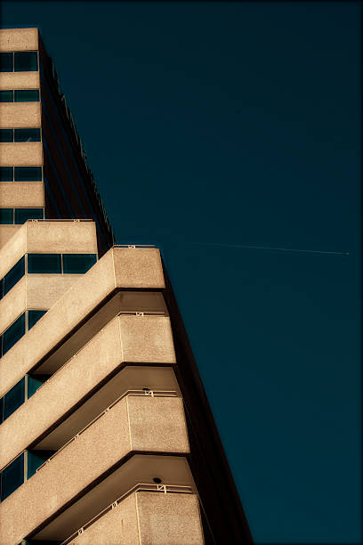 istock Futureistic Modern Skyscraper, Bank, Office Tower,Diminishing Perspective, Wide Angle 505298330