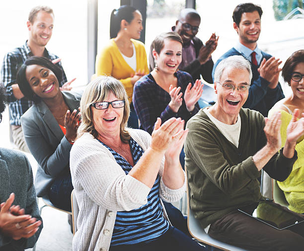 istock Audience Applaud Clapping Happines Appreciation Training Concept 505301168