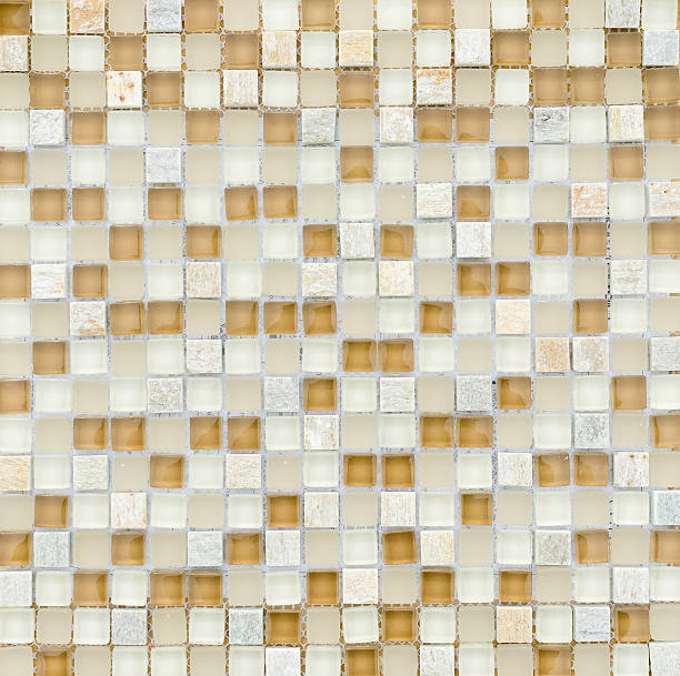 istock Elegant stone wall from small square parts 505301723
