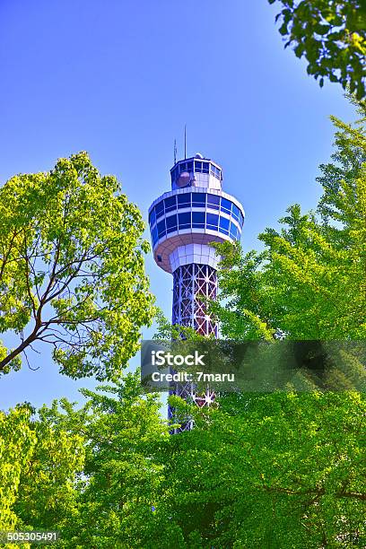 Fresco Verde Ginkgo E Tower - Fotografie stock e altre immagini di Asia orientale - Asia orientale, Colore verde, Composizione verticale