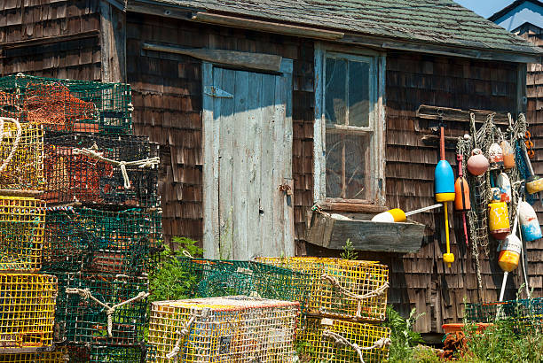 istock Wooden Fishing Shack 505305643