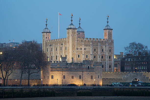 istock Tower of London at night, England, UK 505308649