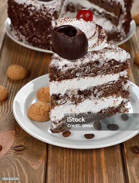 Chocolate Cake Stock Photo - Download Image Now - Baked, Brown, Cake