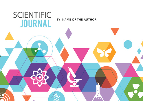 Science Copy Covering Copy Space Cover Design On Science Stock Illustration - Download Image ...