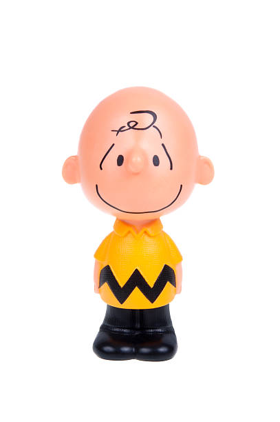 charlie brown 2015 heureux repas jouet - toy figurine plastic editorial photos et images de collection