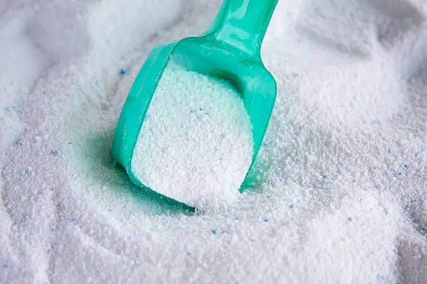 Photo of detergent for a laundry washer