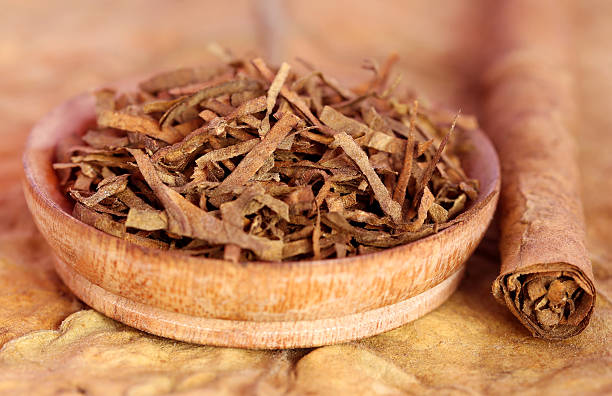 istock Dry tobacco leaves 505332388