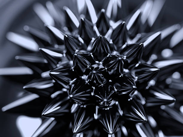 ferrofluido. primer plano. - ferrofluid fotografías e imágenes de stock