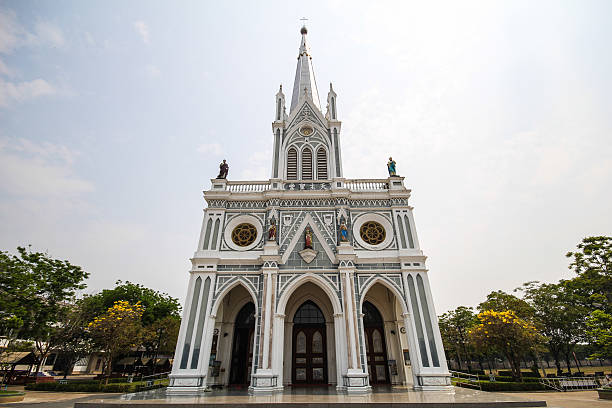 istock Cathedral of Samut Songkhram Province, Thailand 505334488