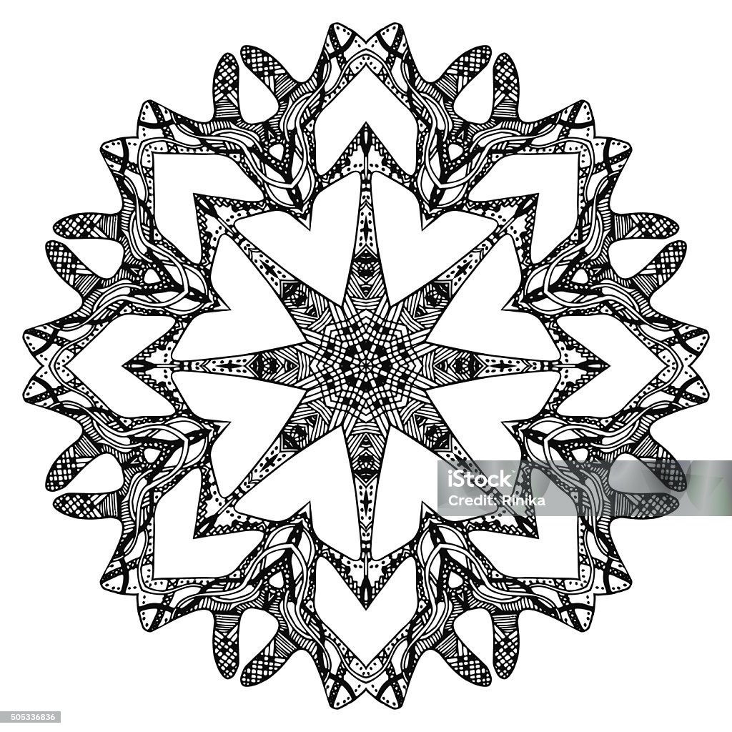 Balck Round Pattern Black Round Pattern Stock Illustration - Download Image Now - Abstract ...