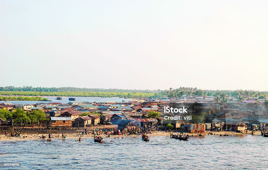 town of lagos detail of lagos town in nigeria , west africa Lagos - Nigeria Stock Photo