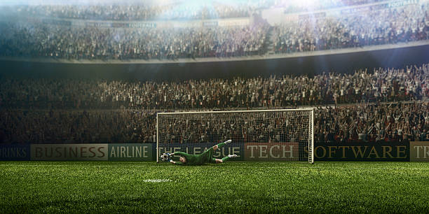 Flag Austria of fans.Evening stadium arena soccer field championship win. Confetti and tinsel Blue Toning