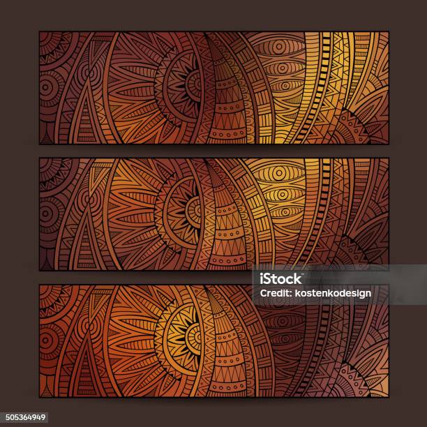 Ethnic Pattern Card Set Ethnic Pattern Card Set Stock Illustration - Download Image Now ...