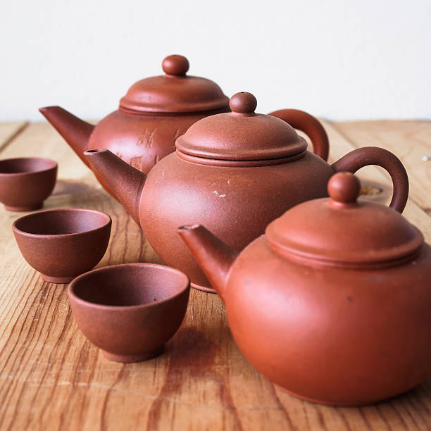 istock Chinese teapot and teacup 505364990
