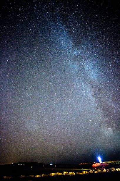 istock milky way over burry port llanelli 505365086