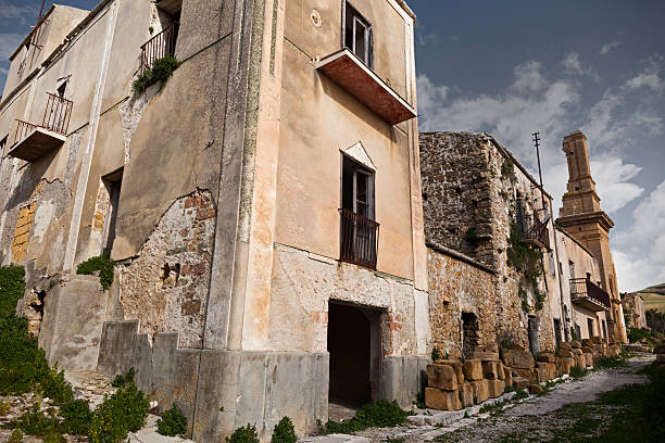 istock Italian town abandoned after earth quake. 505365980