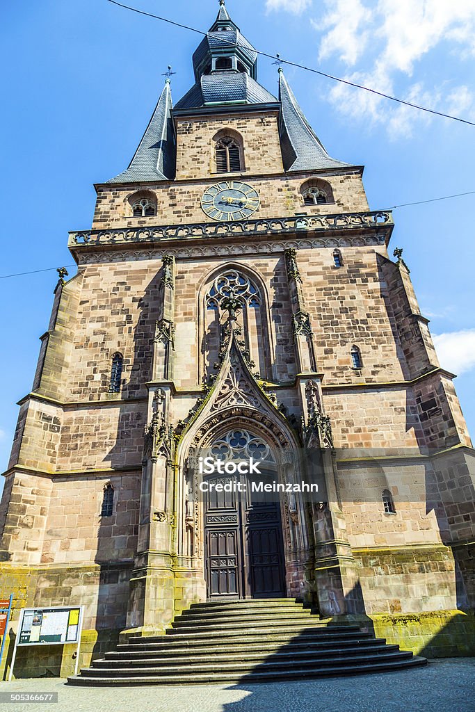 Wendelinus Basilica in St. Wendel Ancient Stock Photo