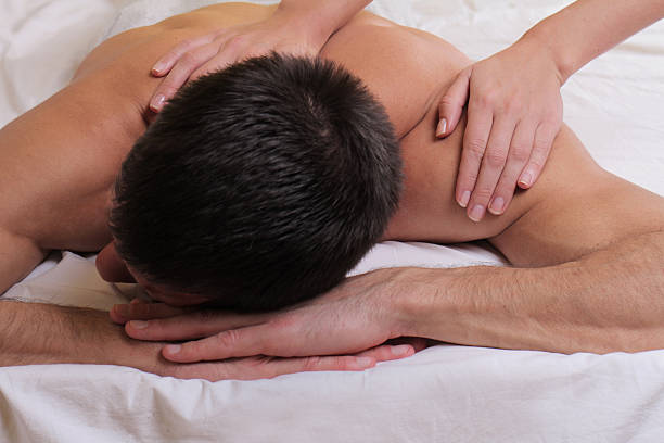 istock Man having massage. Relaxation, body care 505367744
